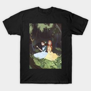 Anne of green gables Kindred Spirits Art Anne Shirley lm montgomery quote Book Lover gift Best friend poster T-Shirt